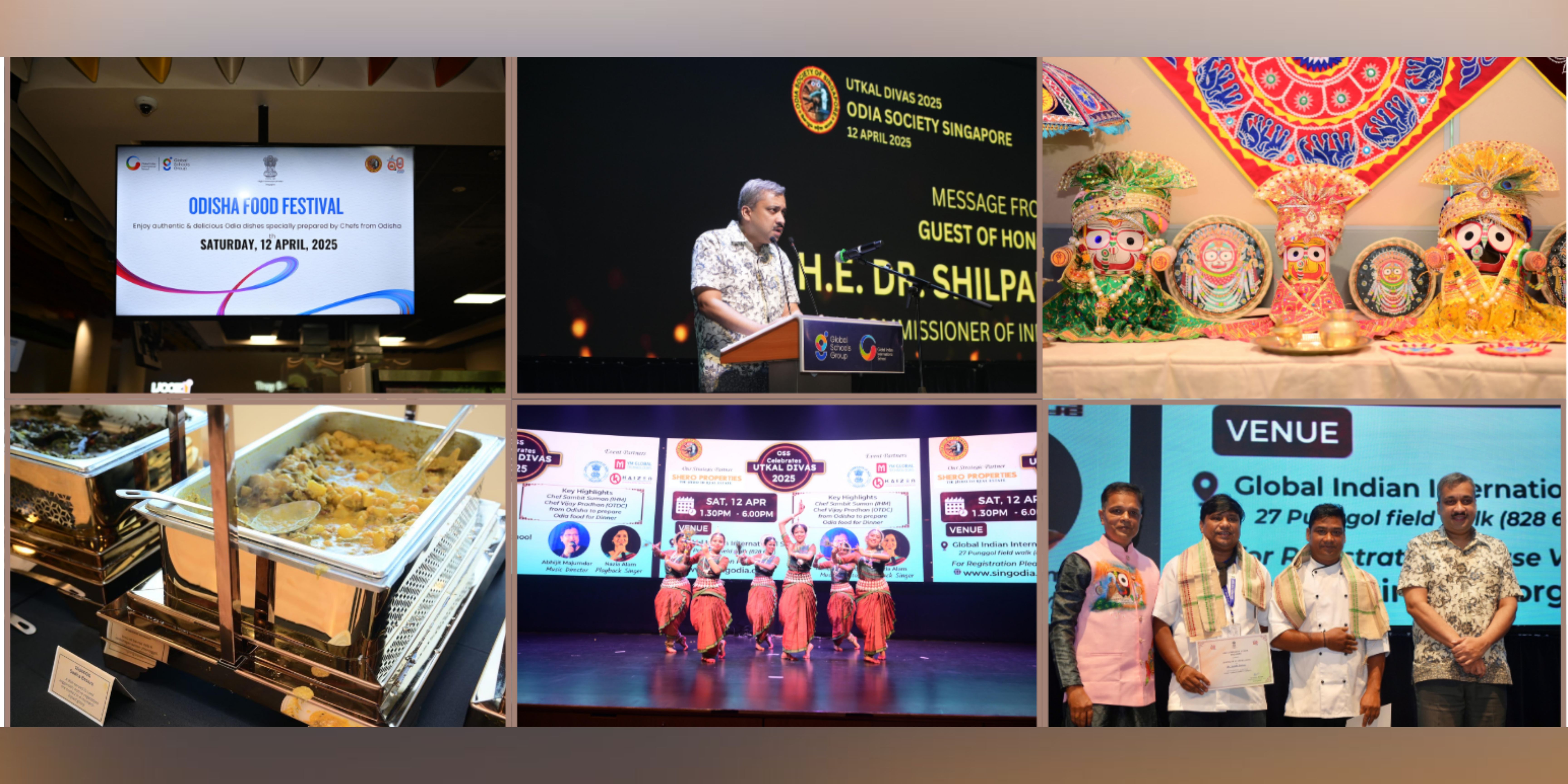  Celebration of Utkal Divas with Odisha Food Festival at Global Indian International School (Singapore, 12 April 2025)