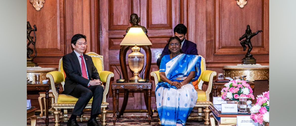  Prime Minister Lawrence Wong's visit to India (September 02-04, 2025) - Meeting with the President of India