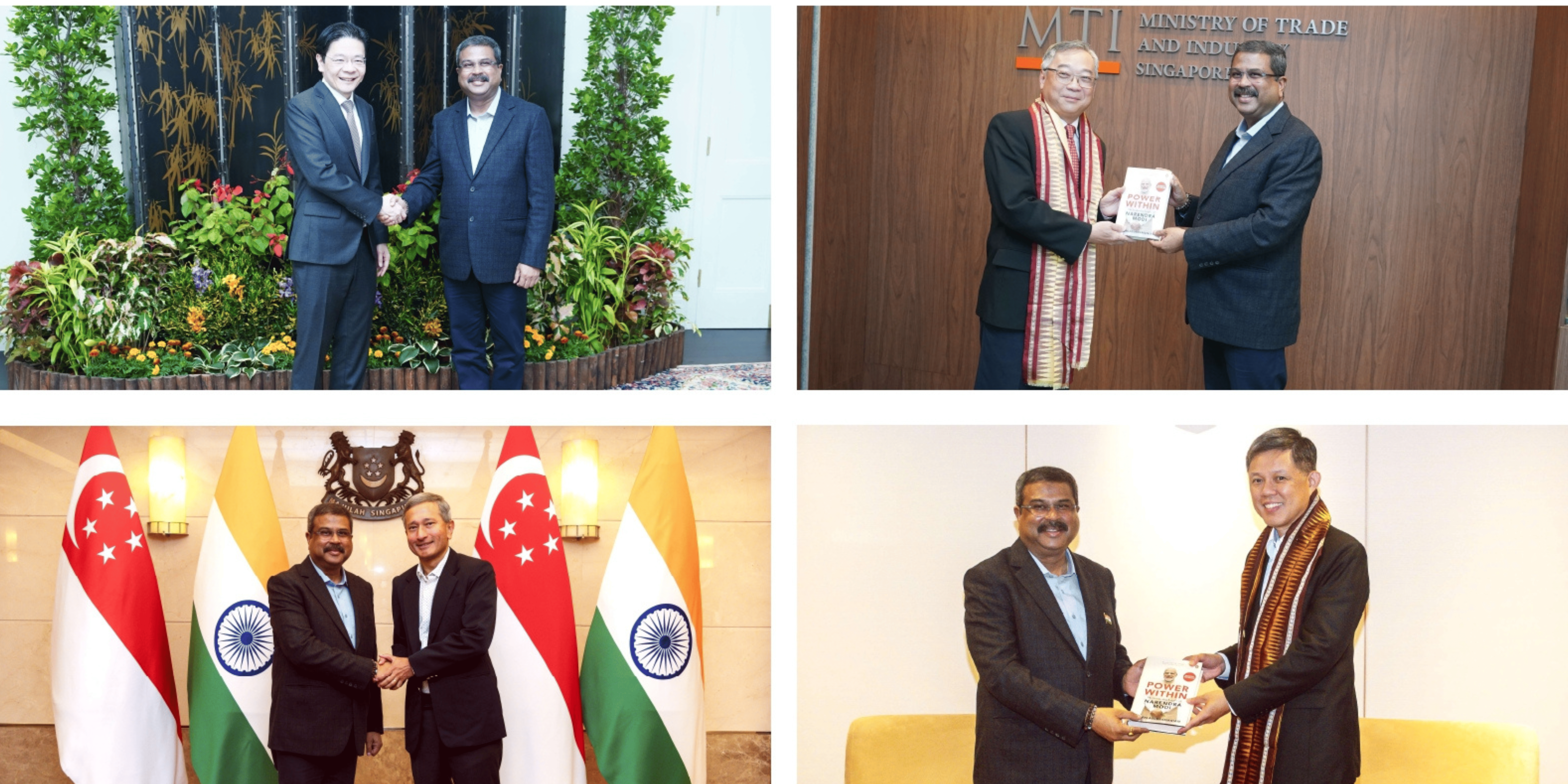  Hon'ble Minister of Education, Shri Dharmendra Pradhan on a visit to Singapore (21 October 2024)