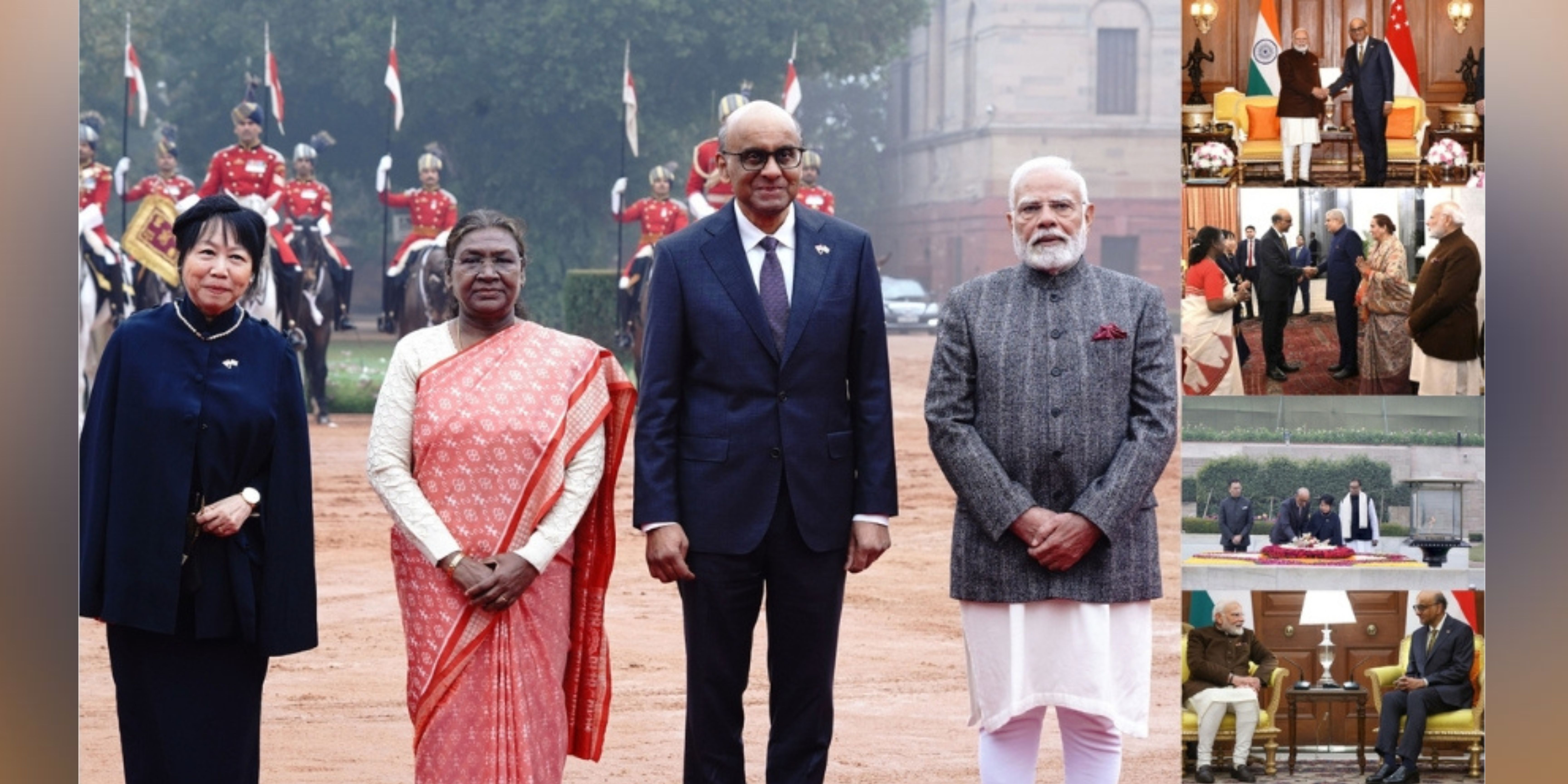  President of Singapore Mr Tharman Shanmugaratnam's visit to India (14-18 January 2025