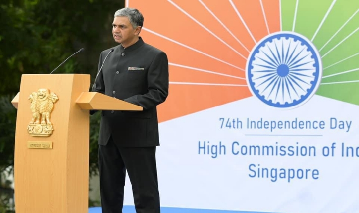  First address by H.E.Mr. P Kumaran on 74th Independence Day of India